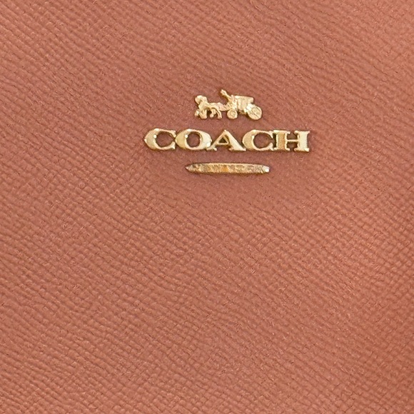 Coach Tote — Beautiful Peachish-Tan Color - Picture 2 of 12
